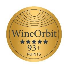 Wine Orbit 93+ rating badge